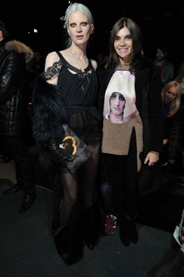 Celebrities at Givenchy by Riccardo Tisci show
